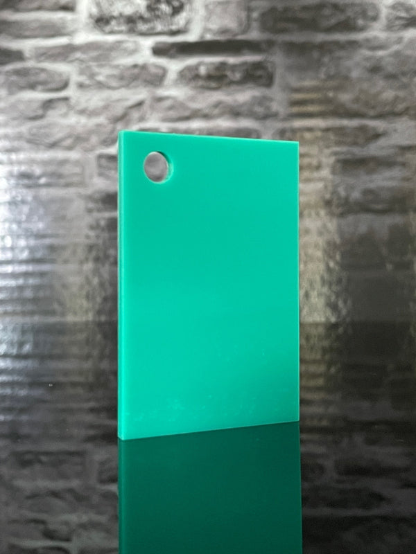 3mm Pastel Dark Green Standard Acrylic Sheet | A5 - A1 Sizes | Perspex | Panel