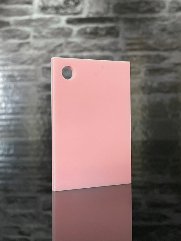 3mm Pastel Pink Standard Acrylic Sheet | Perspex | Panel | A5 - A1 Sizes