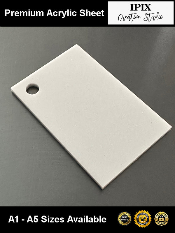 3mm Grey Acrylic Sheet | A5 - A1 Sizes