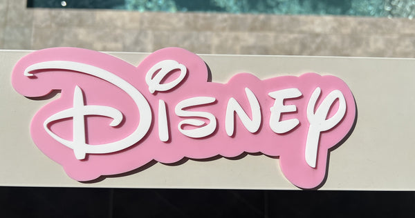 Personalised Disney Inspired Acrylic Layered Name - 500mm