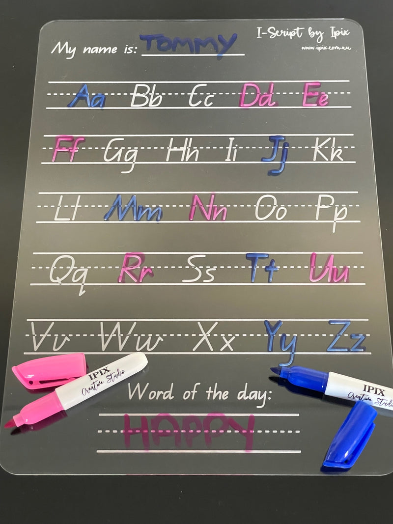 I-Scribe Learning Alphabet Trace Board