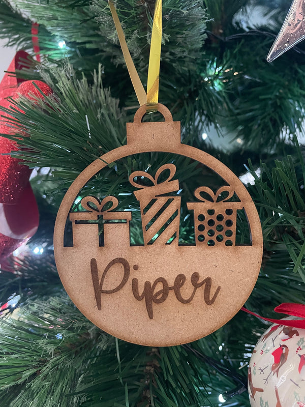 Personalised Christmas Tree Ornament / Bauble #12