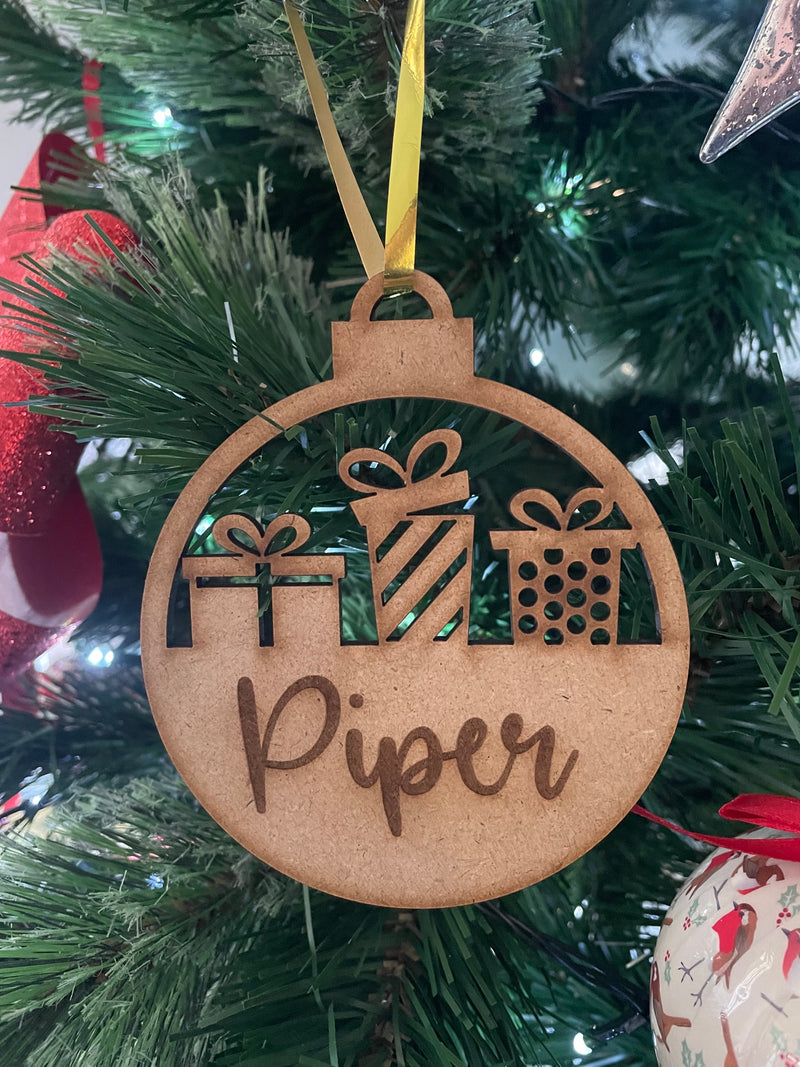 Personalised Christmas Tree Ornament / Bauble