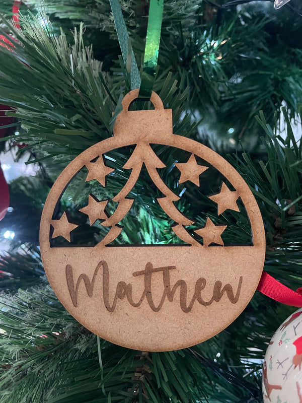 Personalised Christmas Tree Ornament / Bauble #13