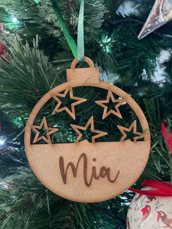 Personalised Christmas Tree Ornament / Bauble #14