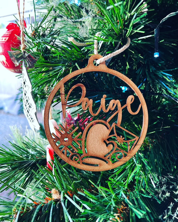 Personalised Christmas Tree Ornament / Bauble #21