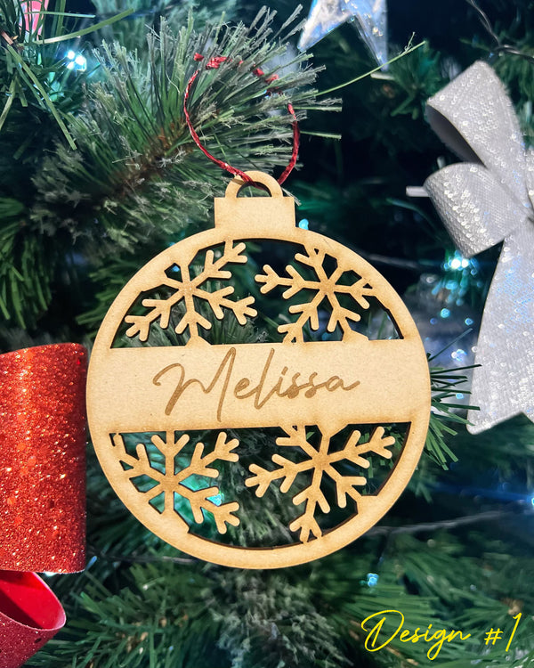 Personalised Christmas Tree Ornament / Bauble #5.1