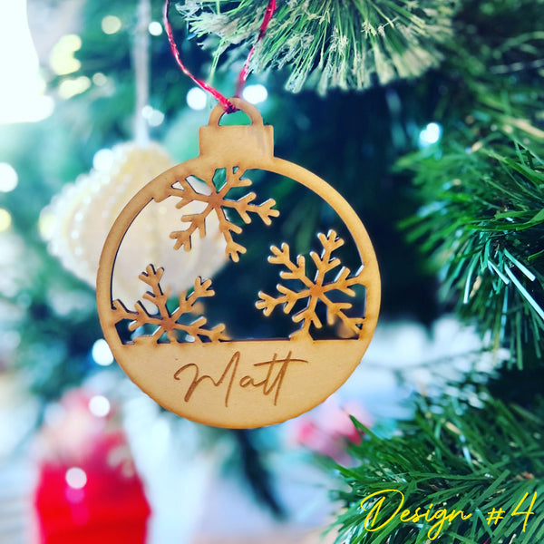 Personalised Christmas Tree Ornament / Bauble #5.4