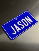 Novelty Mini Number Plate | Mirrored Acrylic | Custom | Car | Boy | Girl