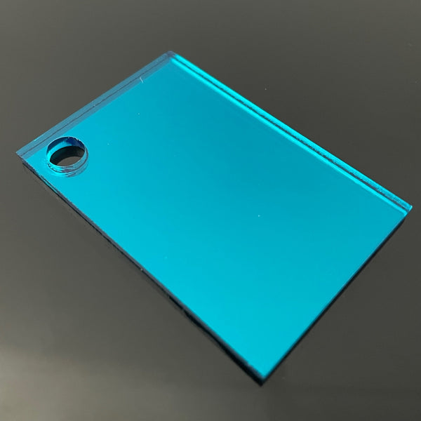 3mm Teal Mirror Acrylic Sheet | A5 - A1 Sizes. | Perspex | Sheet
