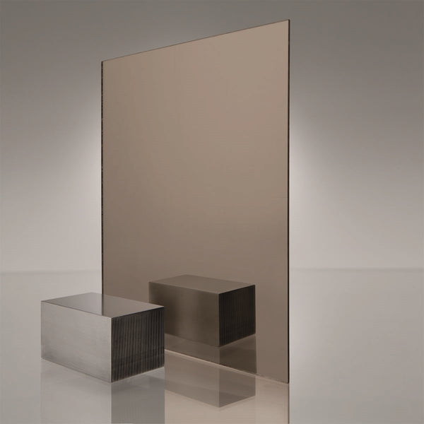 A3 Bronze Coloured Mirror Acrylic Sheet | 420mm x 297mm x 3mm | Perspex | Panel | Plexiglass