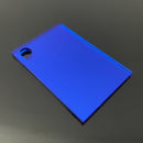 A3 Dark Blue Coloured Mirror Acrylic Sheet | 420mm x 297mm x 3mm | Perspex | Panel | Plexiglass