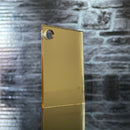 A4 Gold Coloured Mirror Acrylic Sheet | 297mm x 210mm x 3mm | Perspex | Panel | Plexiglass