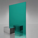 A4 Teal Coloured Mirror Acrylic Sheet | 297mm x 210mm x 3mm | Perspex | Panel | Plexiglass