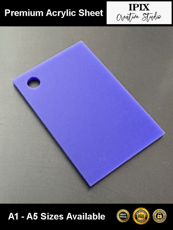 3mm Dark Blue Acrylic Sheet | A5 - A1 Sizes | Perspex | Sheet