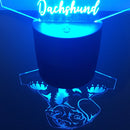 DACHSHUND LED LIGHT 155MM X 165MM | REMOTE CONTROL | 16 COLOURS | NIGHT LIGHT | FUN