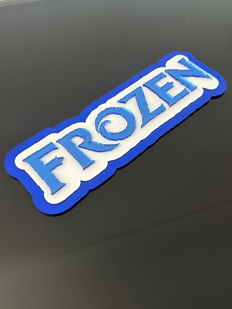 Frozan Name Personalised Frozen Inspired Acrylic Layered Name - 500mm