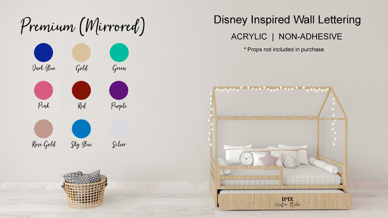 Disney Inspired Wall Lettering