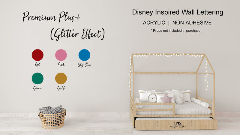 Disney Inspired Wall Lettering