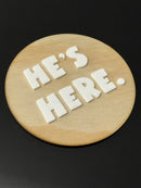 Baby Announcement Milestone Disc