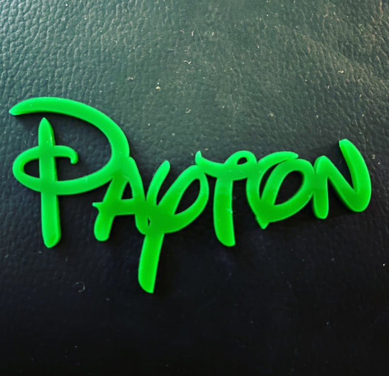 Disney Inspired Wall Lettering