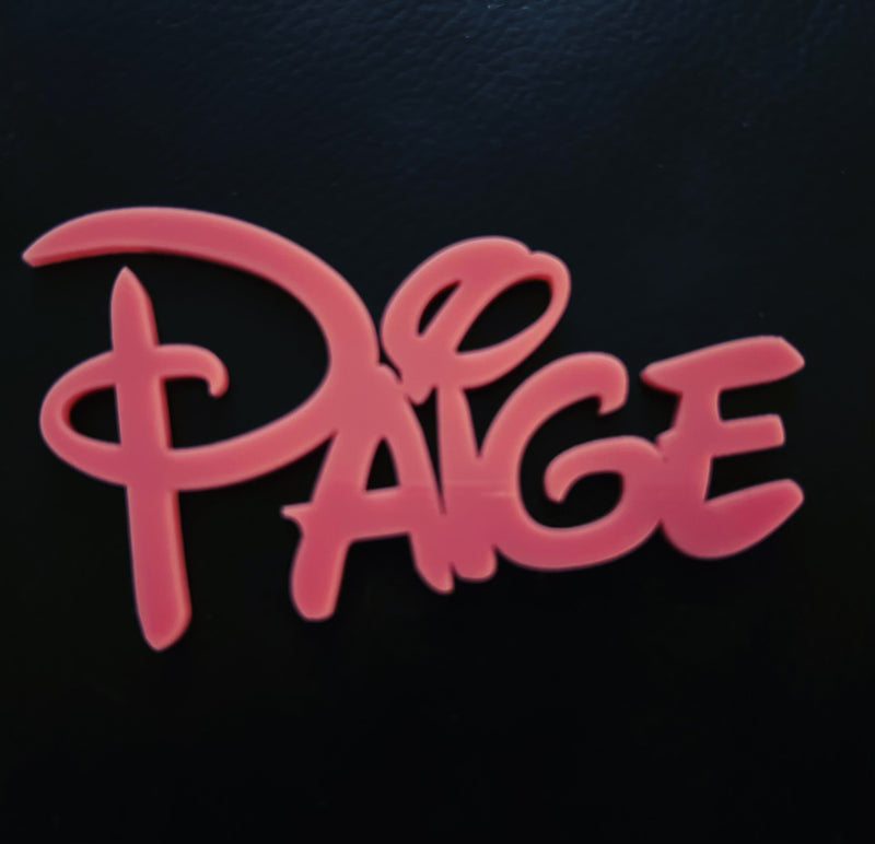 Disney Inspired Wall Lettering