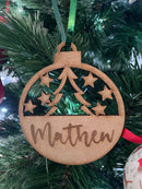 Personalised Christmas Tree Ornament / Bauble