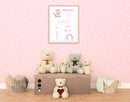 Personalised Framed Baby Girl Announcement