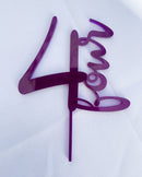 Birthday Age Cake Topper